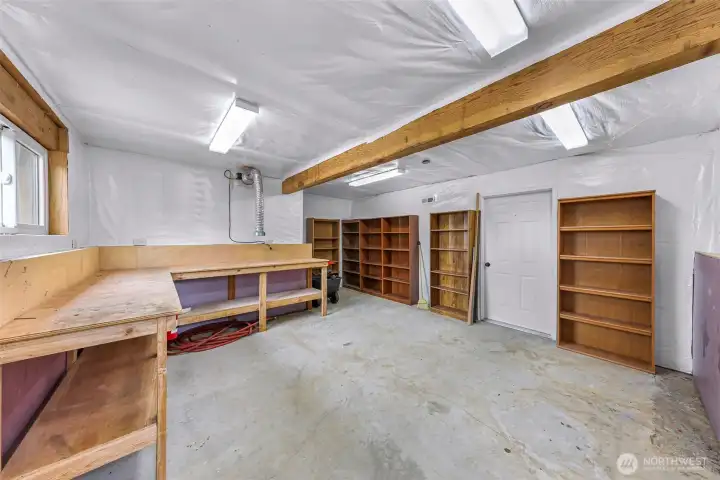 Basement workshop