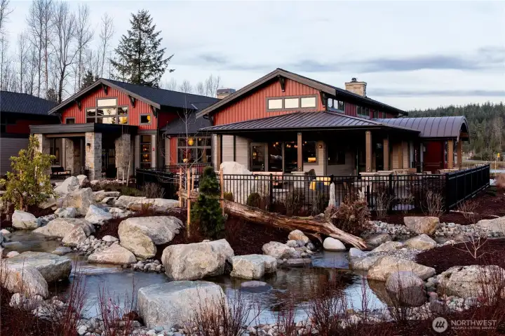 Resort-style tranquility at its finest! A beautiful, gently flowing creek-style water feature winds past the front entrance of Seven Summits Lodge, offering a peaceful, calming welcome every time you visit Resort-style tranquility at its finest! A beautiful, gently flowing creek-style water feature winds past the front entrance of Seven Summits Lodge, offering a peaceful, calming welcome every time you visit
