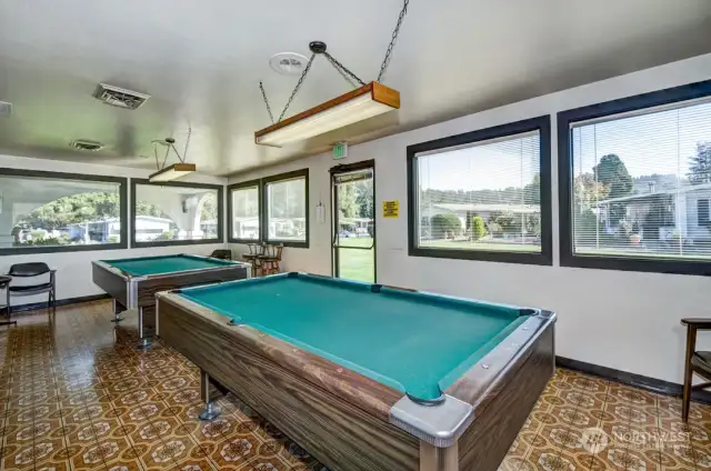 Club House Billiard room.