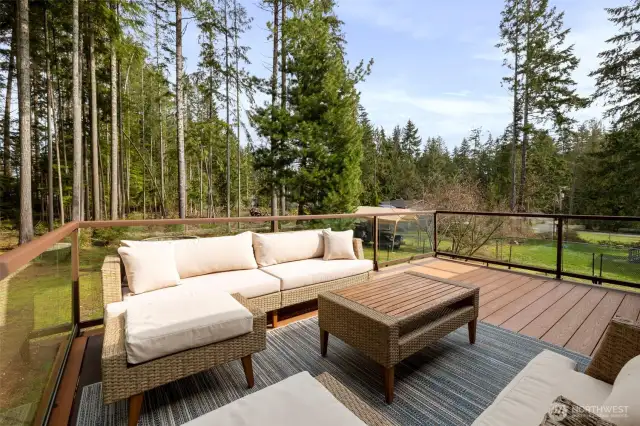 Time to relax on the deck