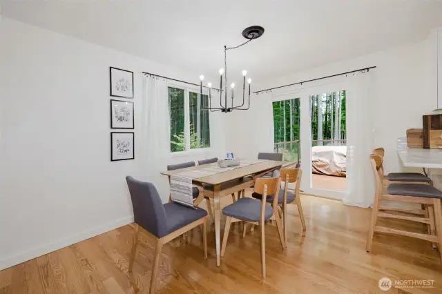 Nice dining area
