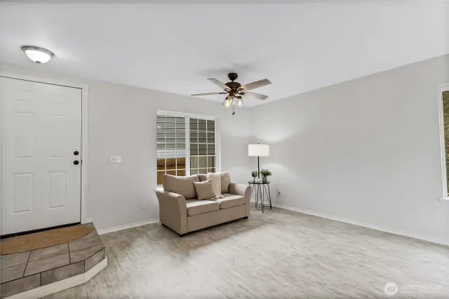 Entry to living room