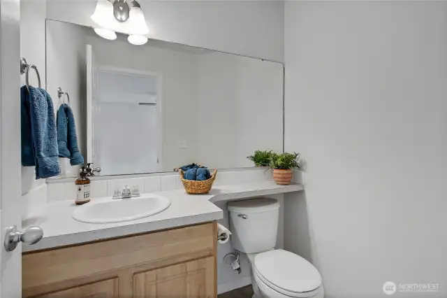 Main floor half bath