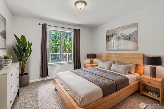 Virtually stage second bedroom
