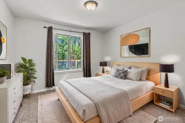 Virtually stage fourth bedroom