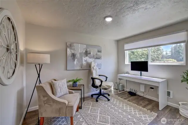 Bedroom 3 can be used as an office or another guest bedroom!