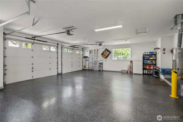 Floors recently epoxied and includes a transferrable warranty!