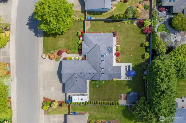 Large driveway and off street parking create ample space for parking