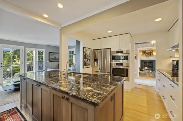 Upgraded cabinetry and countertops