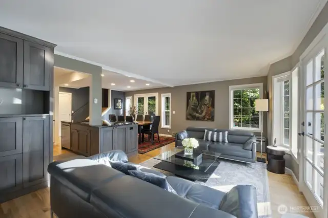 Full kitchen, dining, and family room remodel