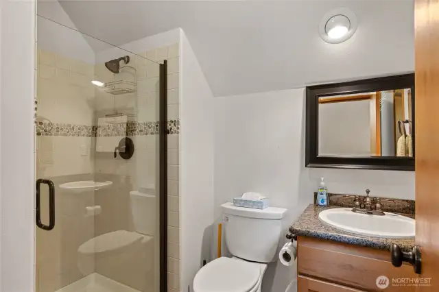 Bath in apartment.