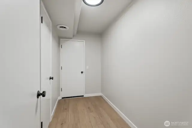 downstairs mudroom