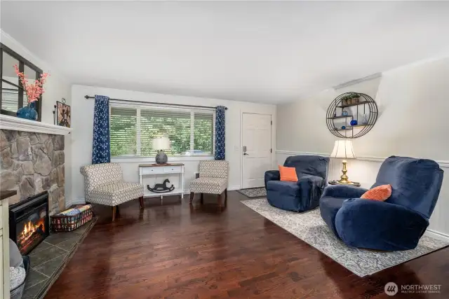 Living area with lots of natural light