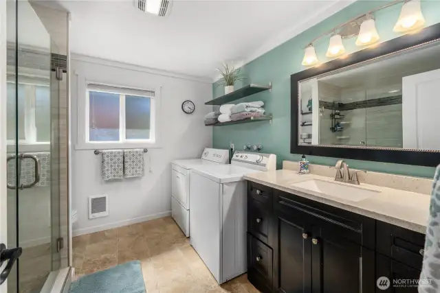 Bath and laundry