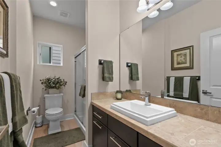 First floor 3/4 bath