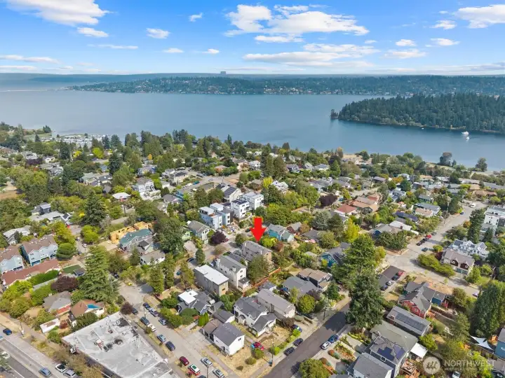in walking distance to Lake Washington and Seward Park