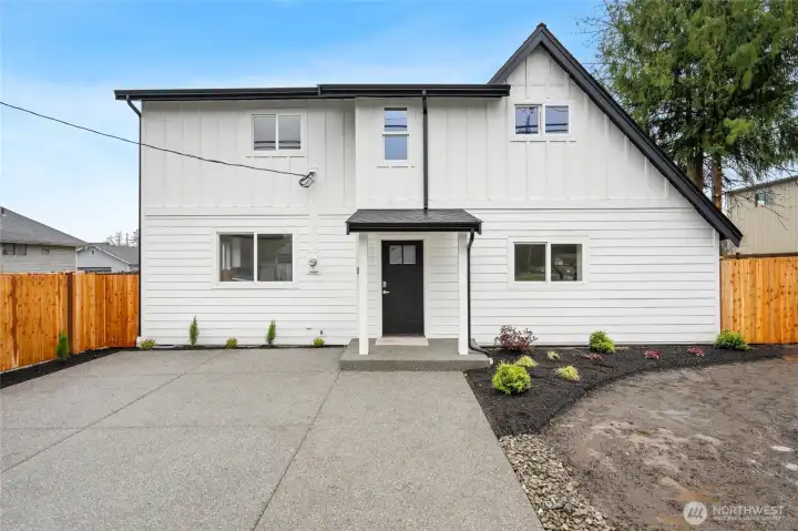 There is plenty of driveway parking and off street parking as well