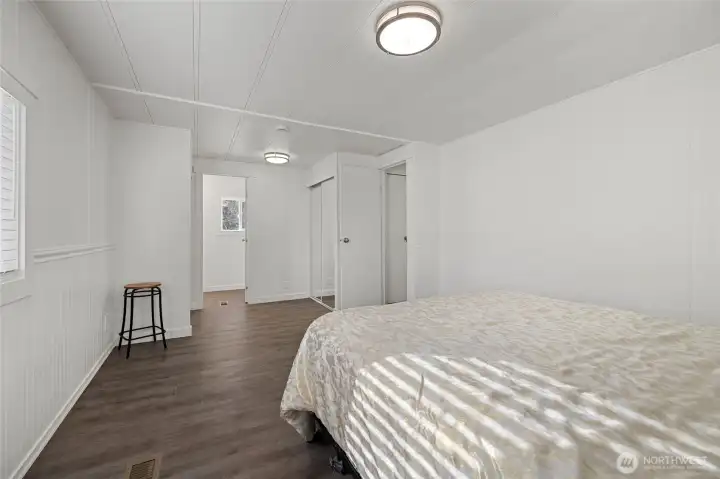 Nicely proportioned primary suite