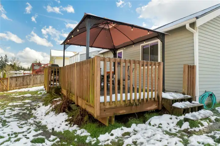 large entertainment sized deck