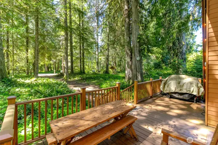 Spacious deck to enjoy the beauty! Spacious deck to enjoy the beauty!