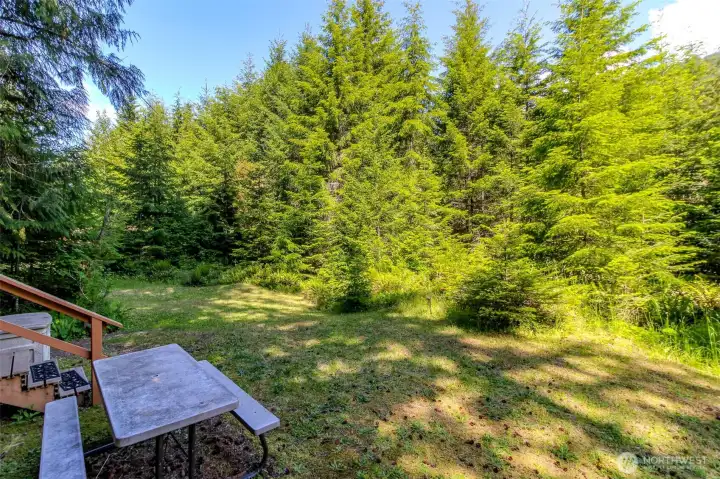 Extra large private back yard! Extra large private back yard!