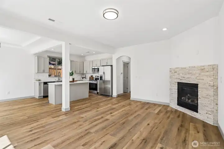 Open floor plan