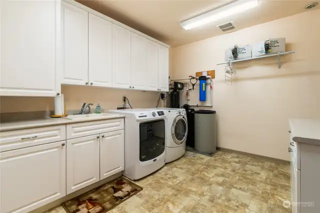 Utility & laundry room - location on lower level