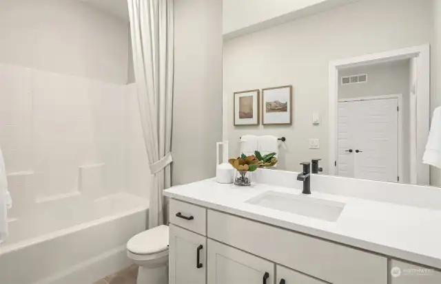 Model home secondary bath