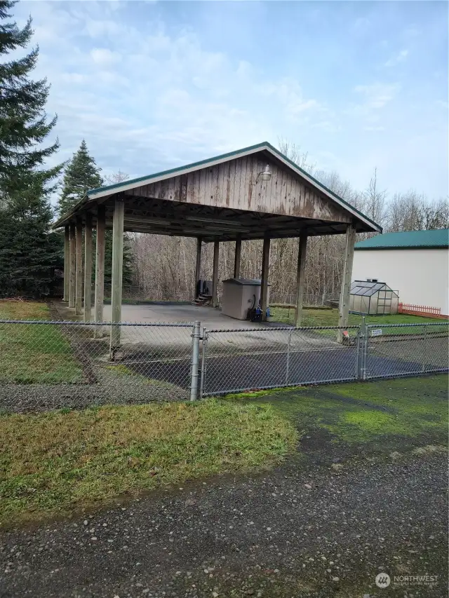 Covered RV/ carport with power