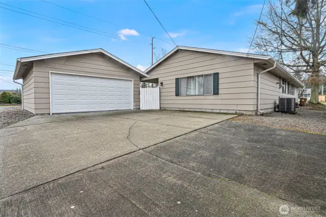 2-car garage and plenty of room for off street parking.