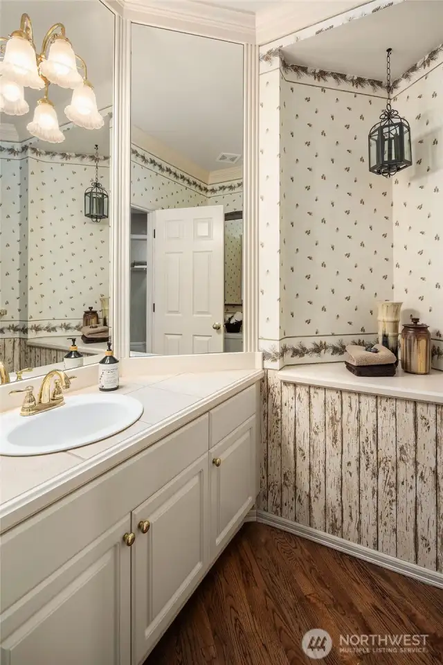 Main floor powder room.