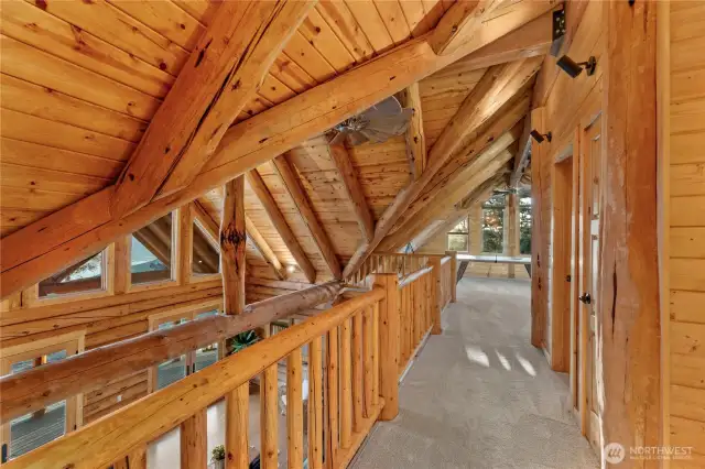View of upstairs hallway.