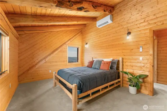 View of upstairs Queen Bedroom.
