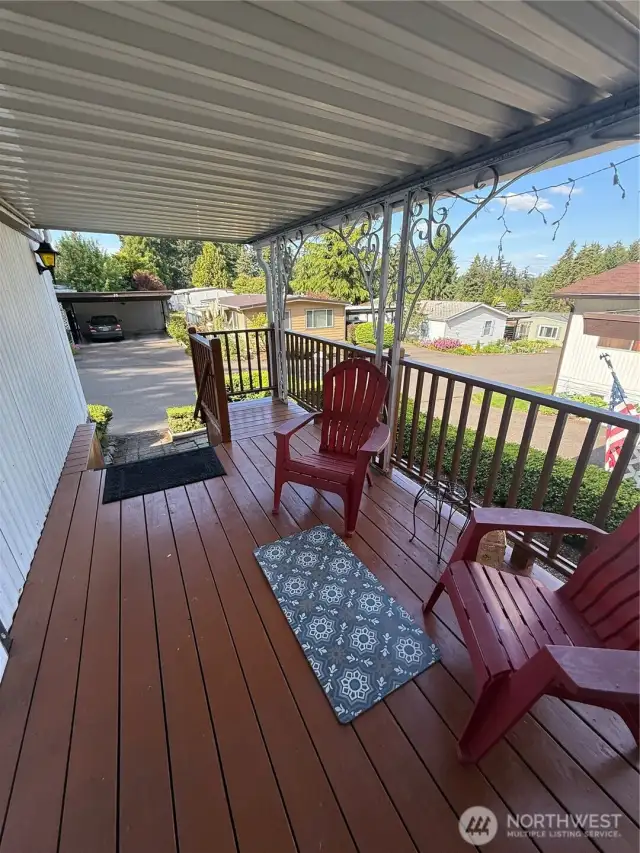 Front porch facing the street.