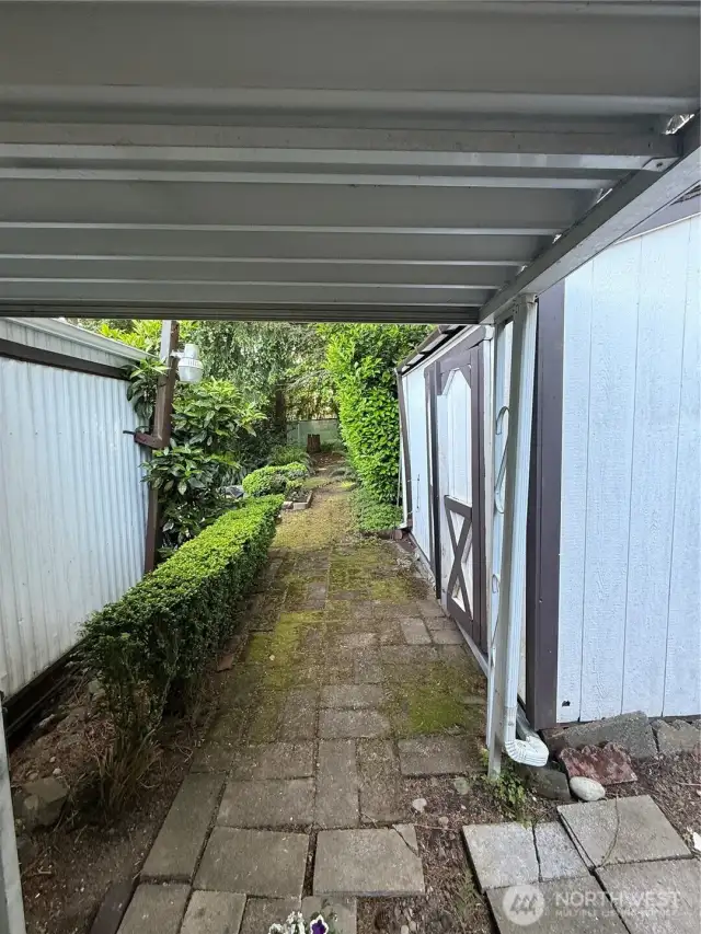 Second shed in back yard.