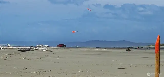 Always something happening on the beach.