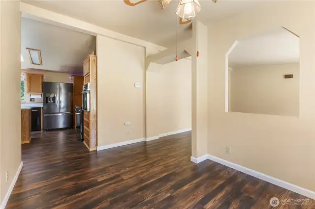 Dining Room looking into Kitchen