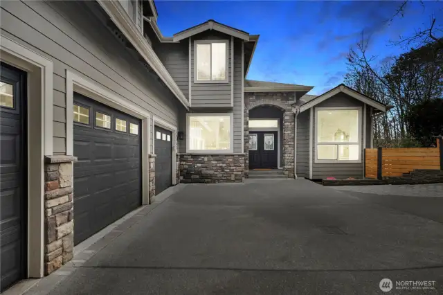 3-car garage.
