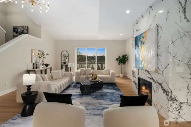 Balcony located on main floor living room.