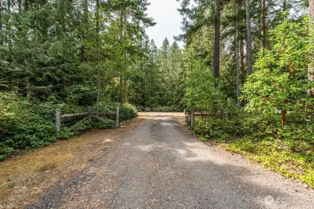 entrance to property
