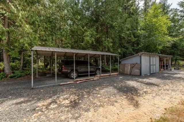 1 of 2 carports
