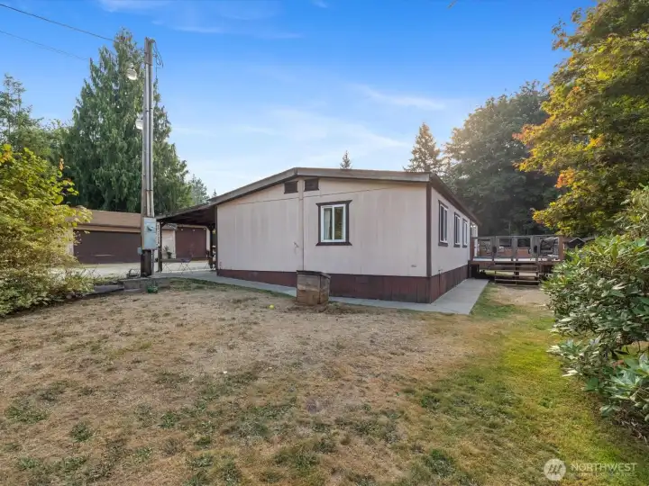 Large lot, nearly half an acre.