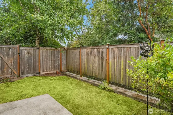 Fenced Backyard w/ Patio