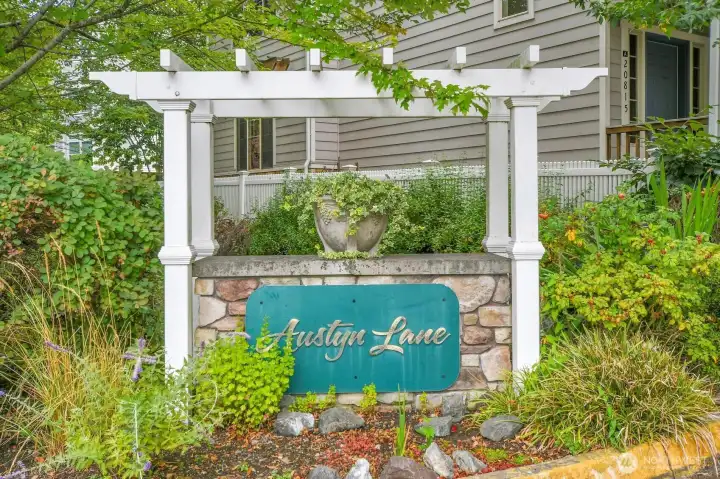 Property Entrance Sign