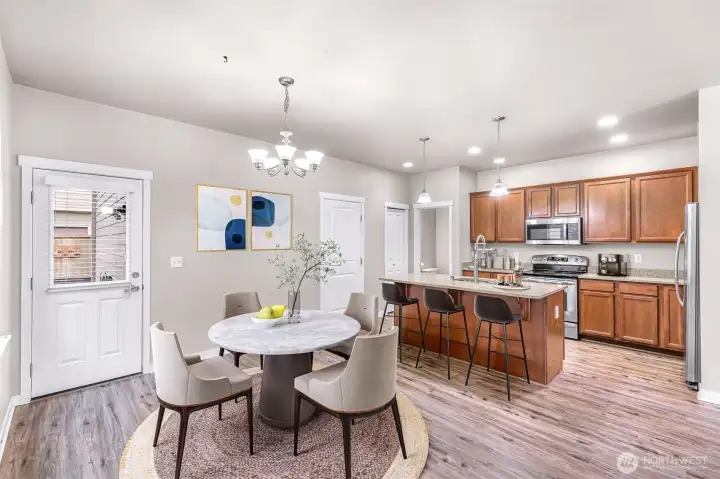 Dining Area - Virtually Staged