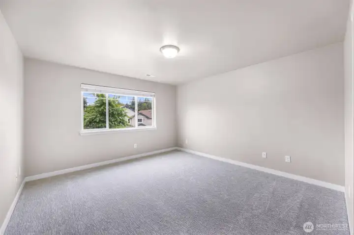 Primary Bedroom with staging