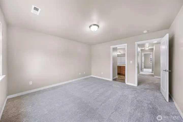 Primary Bedroom without staging