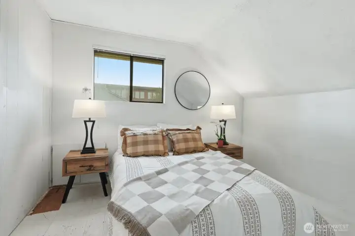 Upstairs primary bedroom.