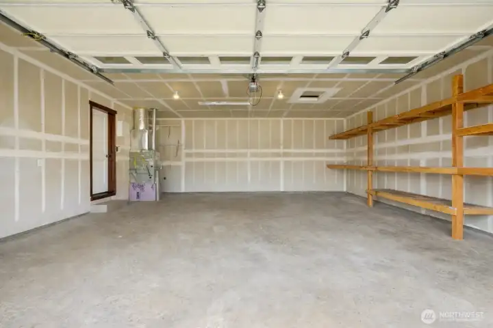 528sf - True 2 car Garage