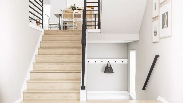 Rendering of entry (Facade, Ext Colors, Interior Photos & Floor Plans for illustrative purposes only. Actual Facade, Ext Colors, Interiors & Floor Plans may differ.)